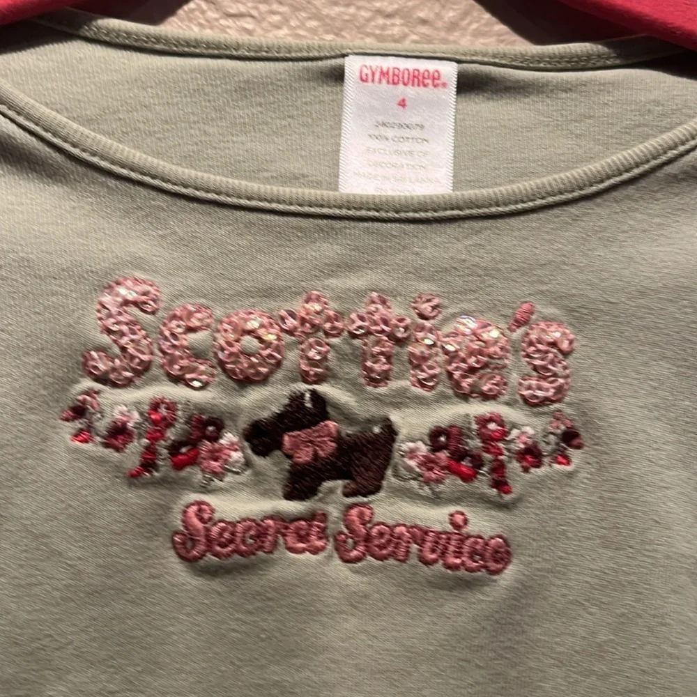 Gymboree Girl’s “Girl Detective” Scottie’s Secret Service Top Size 4